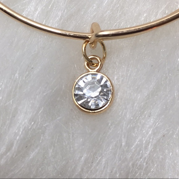 🌹3/$15 Palm Beach Wire Rhinestone Charm Bracelet - Picture 5 of 6